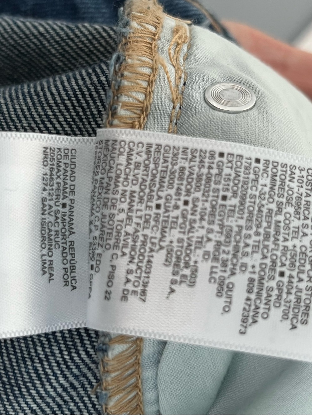 Jean Denim Maxi Skirt Old Navy Mid-Rise Med Wash 16 Front Zip NEW Front Slit - Picture 15 of 15